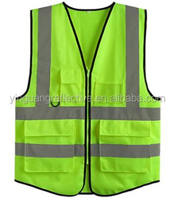 China Vis Safety Hi Top T-shirt Safety Force Reflective Vest With Various Pockets 2020 Hot Sales Road Safety Vest for sale