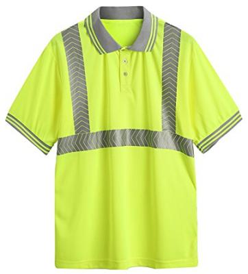 China Vis Safety Top T-shirt Safety Reflective T-shirt With Transfer Tape 2020 Customized Hot Sales Safety T-shirt for sale