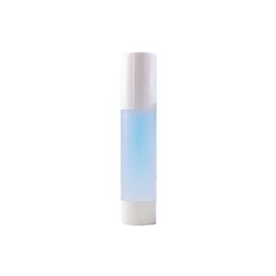 China 50ml Cosmetic Frosted Plastic Airless Type Cosmetic Pump Perfume Press Bottle for sale