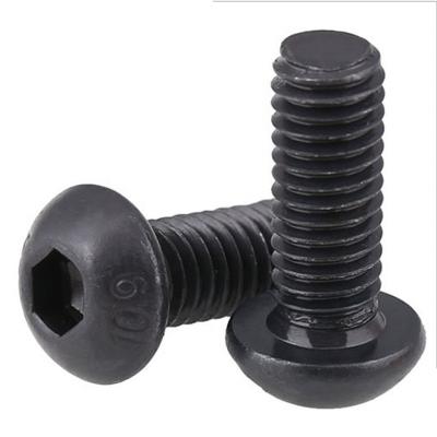 China Pan Hex Socket Full Thread Knob Head Cap Screws for sale