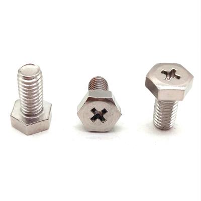 China Pan Buy Hex Head Machine Screws with Phillips Drive for sale