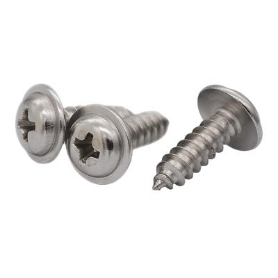 China Recessed Phillips Pan Cross Pan Head Self Tapping Screw with Collar for sale