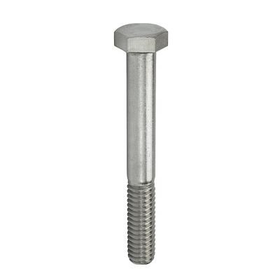 China DIN931 Automobile Hex Head Bolt Stainless Steel Half Thread OEM Stock Support for sale