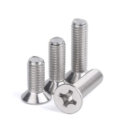 China Flat Screw Manufacturer Phillips Countersunk Flat Head Stainless Steel Screws OEM Pan Head Screws for sale