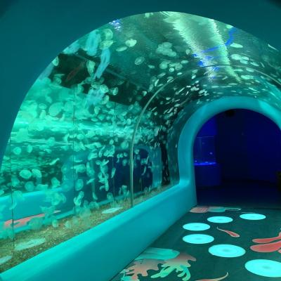 China Viable Customized Clear Acrylic Tunnel The Price Of Huge Sea Fish Acrylic Tunnel for sale