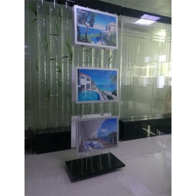 China Acrylic Floor Standing Led Display Light Frame Acrylic Light Box for sale