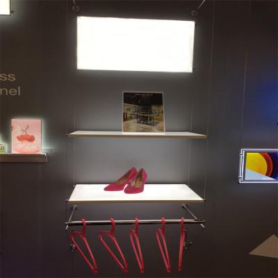 China Acrylic hot commercial sidelit led shelf display for sale