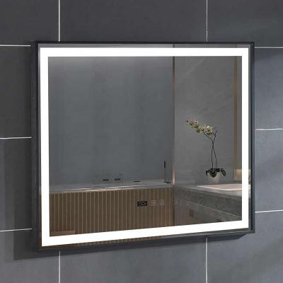 China Bathroom Mirror Magnifying Aluminum Mirror Cabinet For Bathroom Led Smart Magic Mirror for sale