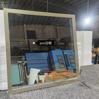 China Foshan Factory Modern PVC Frame Mirror For Cabinet Bathroom Vanity Mirror Wall Mounted Mirror for sale