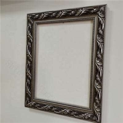 China Factory Direct Modern Decorative Frame China FromMirror Buy PVC Wall Mirror Silver Cheap Plastic Wall Mirror for sale