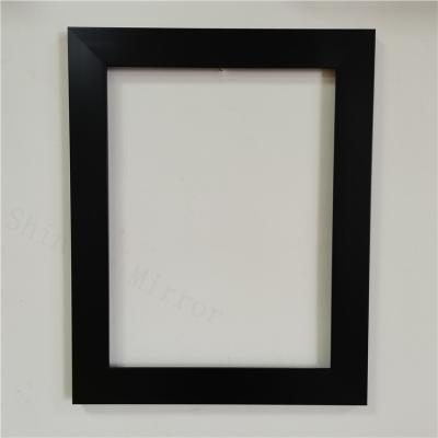 China Large Modern China Mirror Factory Plastic Dressing Table Mirror Small Prices View Wall Mirror Black for sale