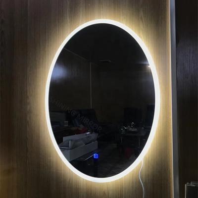 China Custom Furniture LED Smart Magnifying Bathroom Mirror For Makeup Led Light Makeup Mirror With Backlit for sale