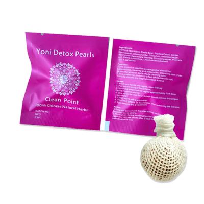 China Female health care Vaginal Cleaning Endocrinal Balance cheap yoni beads factory direct support brand free natural herbs organic yoni bead steaming for sale