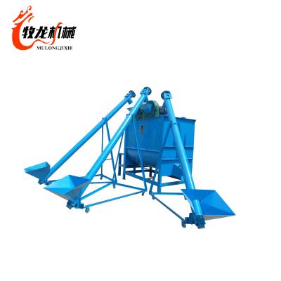 China animal mixing grinder and color pig chicken fish horizontal feed mixer for kenya2000kg for sale