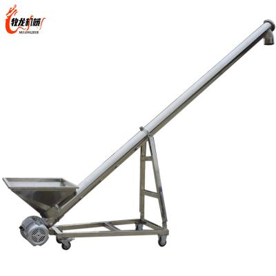 China Oil Food Heavy Duty Cement Wood Sawdust Cement Screw Conveyor Machine Price Auger for sale