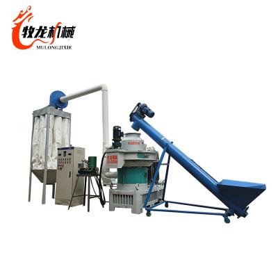 China Farms wood pellet making machinesNew ring to die pellet machine rice husk pellet machine1.5-2t for sale