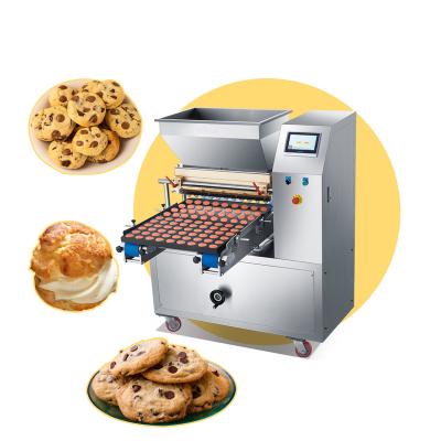 China Commercial Automatic Mooncake Biscuit Cookie Encrusting Tray Arranging Machine Muffin Cupcake Making Machine for sale