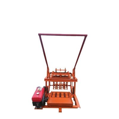 China Block making machine QMY4-45 diesel engine egg laying building block machine manual brick making machine in Zambia for sale