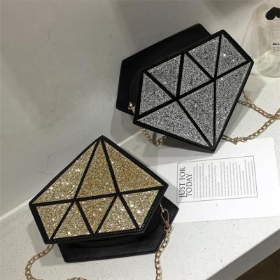 China Fashion New Arrival Designer Diamond Shape Small Bing Bags Luxury Purses And Handbags Women Handbags for sale