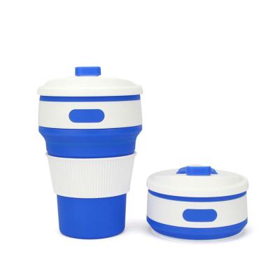 China Viable Hot Selling Multifunctional Collapsible Silicone Coffee Cup 350ml Reusable Silicone Cup Reusable Silicone for sale