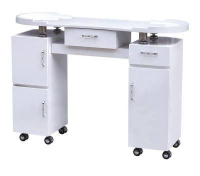 China Traditional nail manicure table with vent salon manicure / nail table for sale