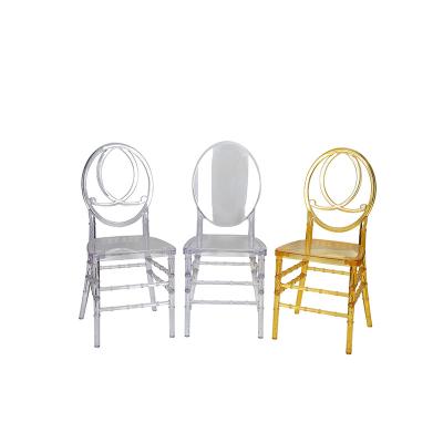 China Modern Crystal Clear Plastic Polycarbonate Tiffany Modern Resin Wedding Louis Chair Chiavari Event Rental Ghost French Acrylic Chairs for sale