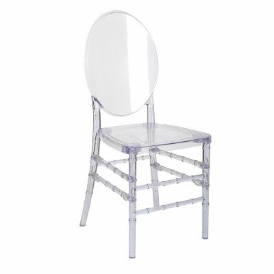 China Modern Clear Clear Plastic Dining from Crystal Acrylic Louis Ghost Polycarbonate Tiffany Chiavari Chairs Wedding Event Sale Modern for sale