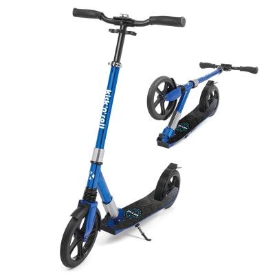 China Wholesale PU Kick Scooter 2 Wheel Scooter with 230mm Big Wheel for Kids, Teens and Adults for sale