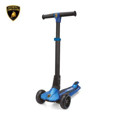 China Pu With Instant Licensed Lamborghini Kids Scooter 3 Wheel Scooter With Light Up Extra Wide Wheels Deck For 3-10 Years Old for sale