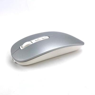 China Mini Private Dual DPI One Key Return Desktop Type-C Charging 5key Wheel Ultra-thin Wireless Mute Apron 2.4G Optical Mouse for sale