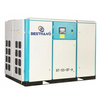 China A BESTRAND BT 55 Lubricated Oil Free Screw Air Compressor for sale