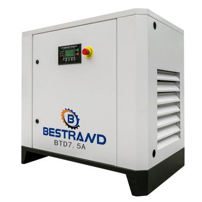 China BESTRAND Lubricated Oil-inject Screw Air Compressor BTD7.5A for sale