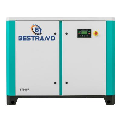 China BESTRAND Lubricated Oil-inject Screw Air Compressor BTD55A for sale