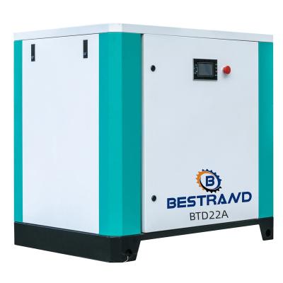 China BESTRAND Lubricated Oil-inject Screw Air Compressor BTD22A for sale