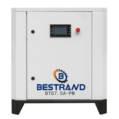 China BESTRAND Lubricated Oil-inject Permanent Magnet Screw Air Compressor BTD7.5A P.M. for sale