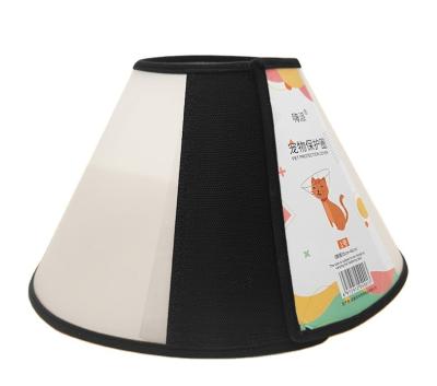 China Small Animals Anti-bite Gently Lick Adjustable Protective Edge Neck Cone Collar Collar Dog Cone Collar for sale