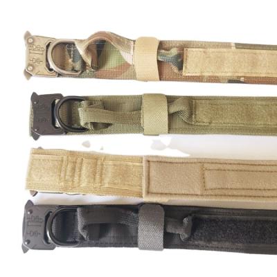 China Viable tactical dog collar made of nylon for medium and large dogs for sale