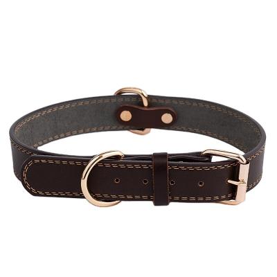 China Viable Factory Direct Pet Supplies Custom Pet Leather Collar for sale