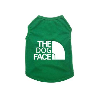 China Stocked Pure Summer Color Pet Dog Vest Cat Vest Thin Breathable Pet Clothing for sale