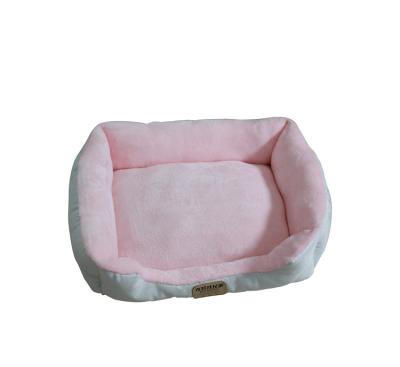 China Factory Sale Various Cotton Breathable Soft Dog Bed Luxury Pet Cat Bed Cushion Plush Dog Bed Sofa for sale