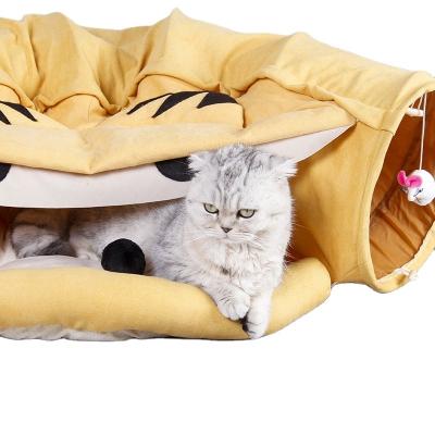 China 2022 Viable Popular Pet Cat Toys , Folding Tunnel Cat Bed for sale