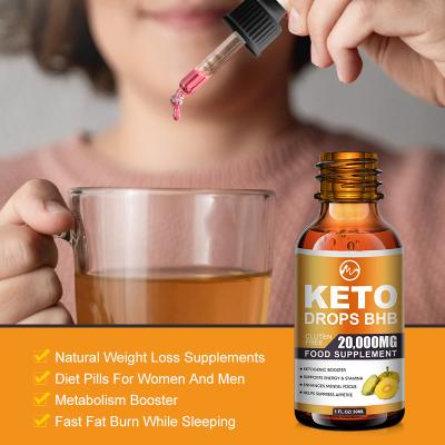 Chine 50ml Minch Weight Loss Products Ketone Appetite Suppressant Pure Keto Drops For Fat Burning Promotes Skinny à vendre