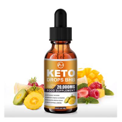 Китай Factory Custom Private Label 20ml Fat Burner Liquid Keto Diet Drops Weight Loss For Men And Women Keto Drops продается