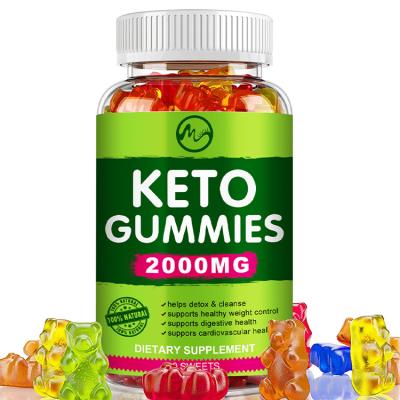 China 30pcs Minch Keto Diet Gummies Ketone Fat Burner Green Apple Cider Vinegar Weight Loss Products Keto Bear Gummies Te koop