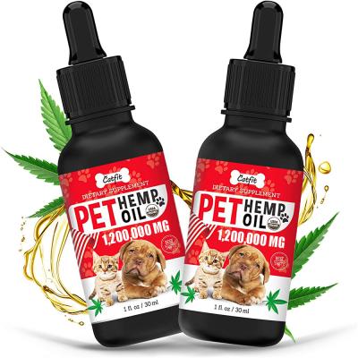 Cina 50ml Anxiety Relief Pet Care Oil Joint Hip Strengthens Immunity Pain Relief Pet Hemp Oil in vendita