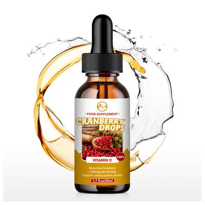 Chine OEM/ODM Private Label 50ml Supports a Healthy Urinary Tract Vegan & No Preservatives Liquid Cranberry Drops à vendre