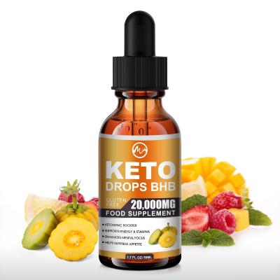 China 50ml Ketone Appetite Suppressant Weight Loss Products Pure Fat Burning Promotes Skinny BHB Keto Drops for sale