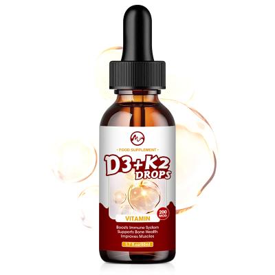 China Minch Organic Vitamin D3+K2 Liquid Drops Premium Immune Support Helps Support Strong Bones&Healthy Heart Te koop