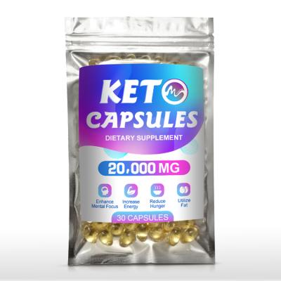 China Factory Custom Private Label 60pcs Keto Supplements Capsules Slimming Weight Loss Keto Food Detoxi Slim Capsule for sale