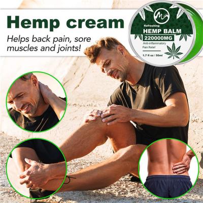 China OEM/ODM Private Label 50ml Natural Pain Relief Hemp Extract Hemp Balm en venta